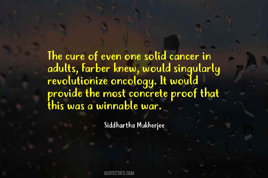 War On Cancer Quotes #795185