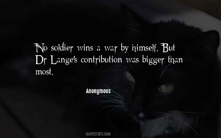 War Soldier Quotes #494463