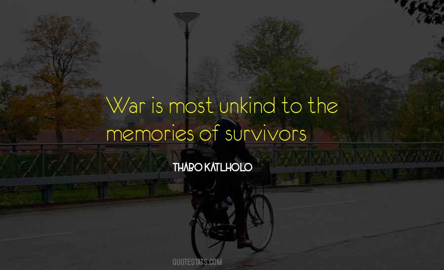 War Survivors Quotes #1745945