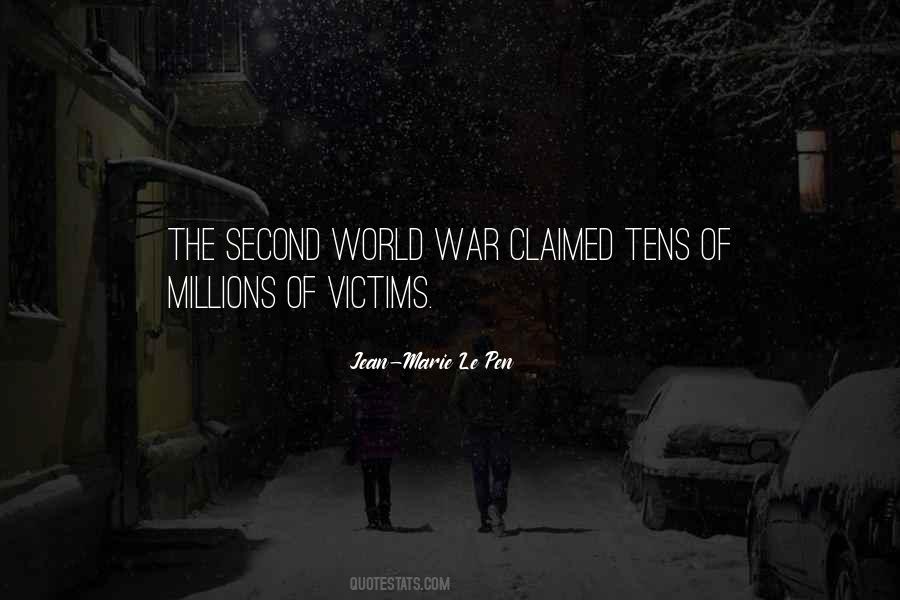 War Victims Quotes #1068845