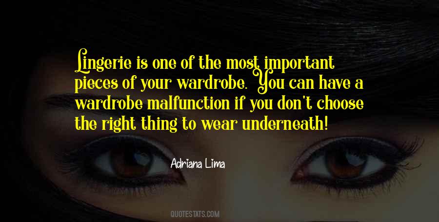 Wardrobe Malfunction Quotes #943755