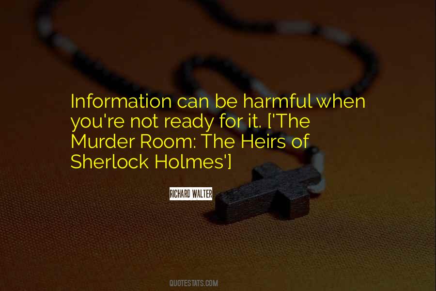 Quotes About Sherlock Holmes #1120998