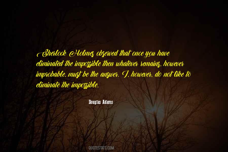 Quotes About Sherlock Holmes #1326162
