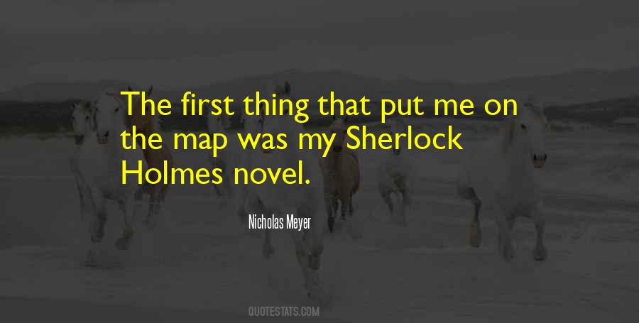 Quotes About Sherlock Holmes #492638