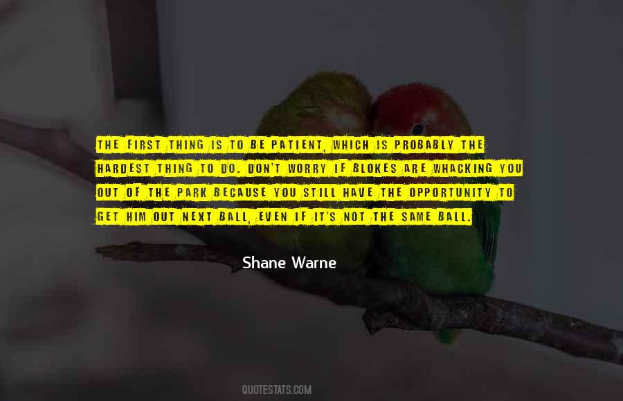 Warne Quotes #1058092