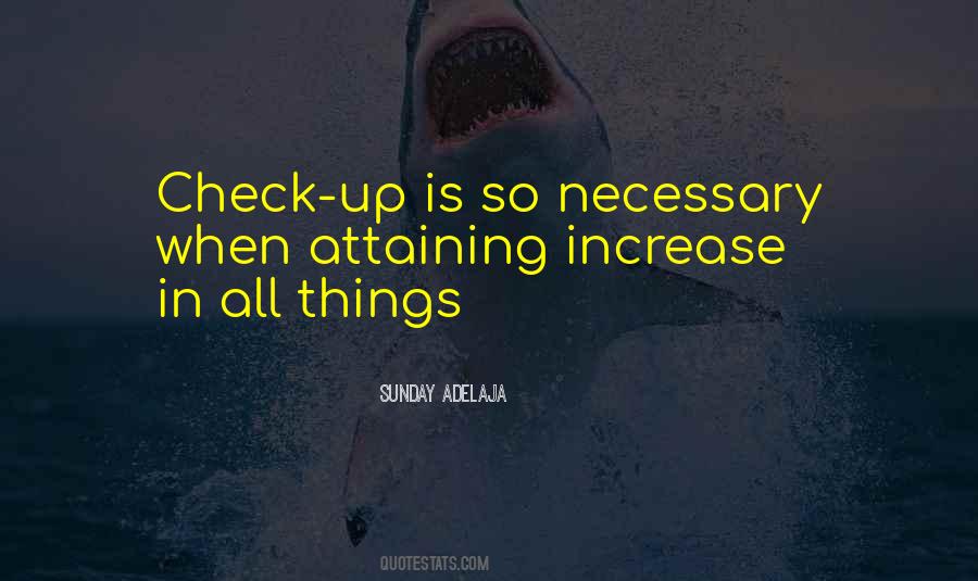 Quotes About Check Up #741108