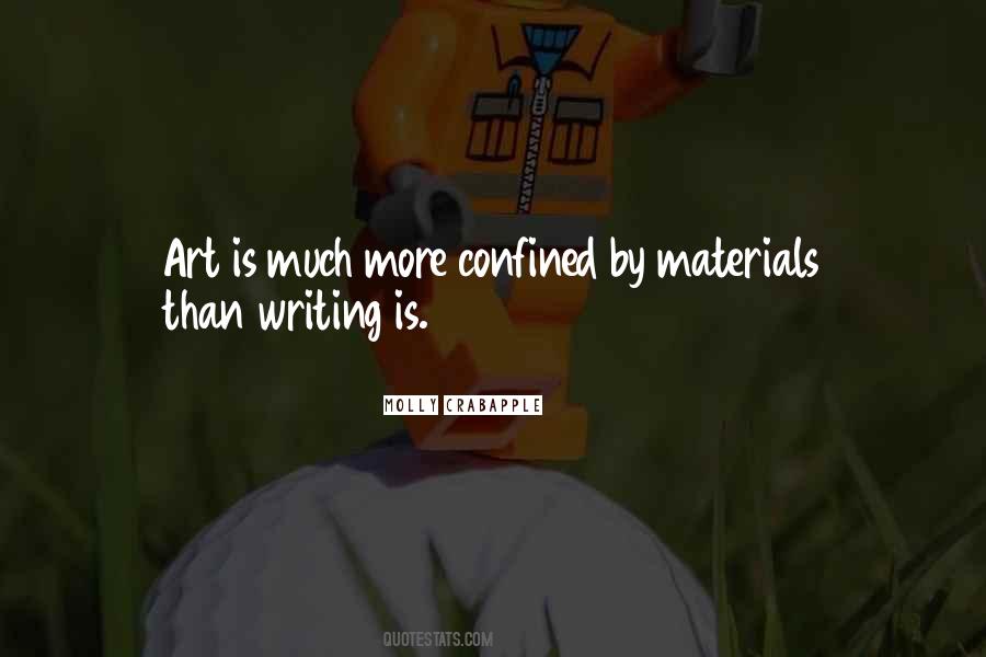 Quotes About Art Materials #265750