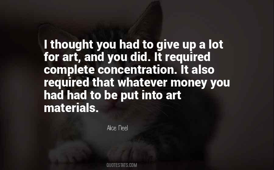 Quotes About Art Materials #525150