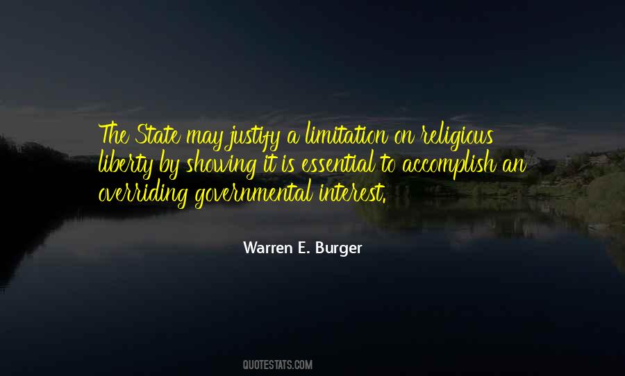 Warren Burger Quotes #1108514