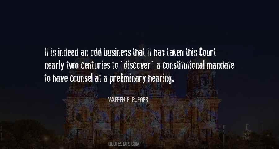 Warren Burger Quotes #731345