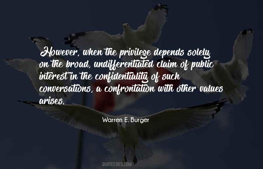 Warren Burger Quotes #890761