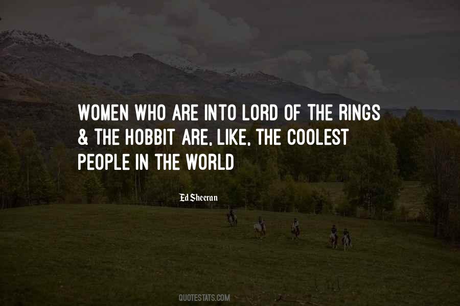 Quotes About Lord Of The Rings #1039917
