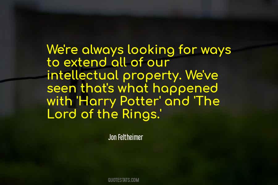 Quotes About Lord Of The Rings #1076354