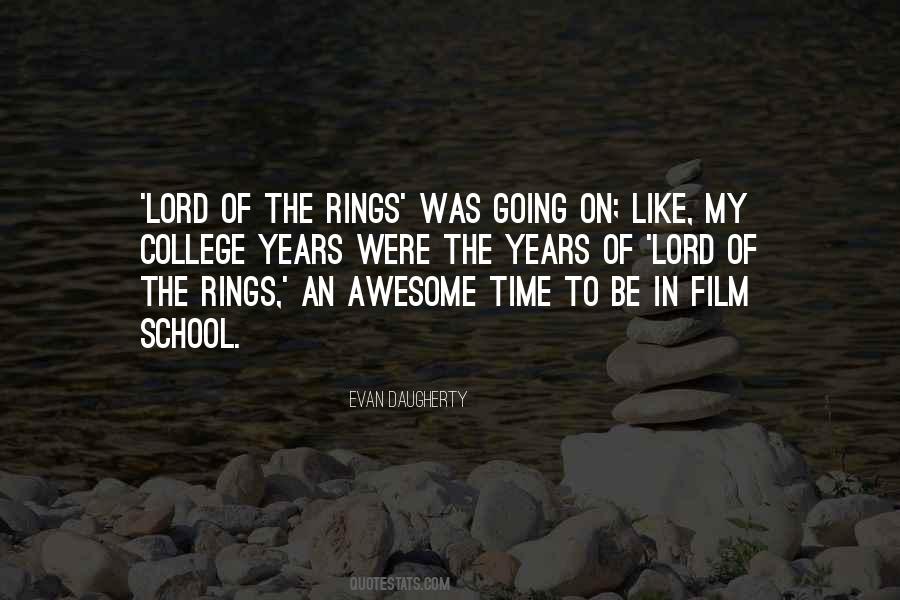 Quotes About Lord Of The Rings #1241611