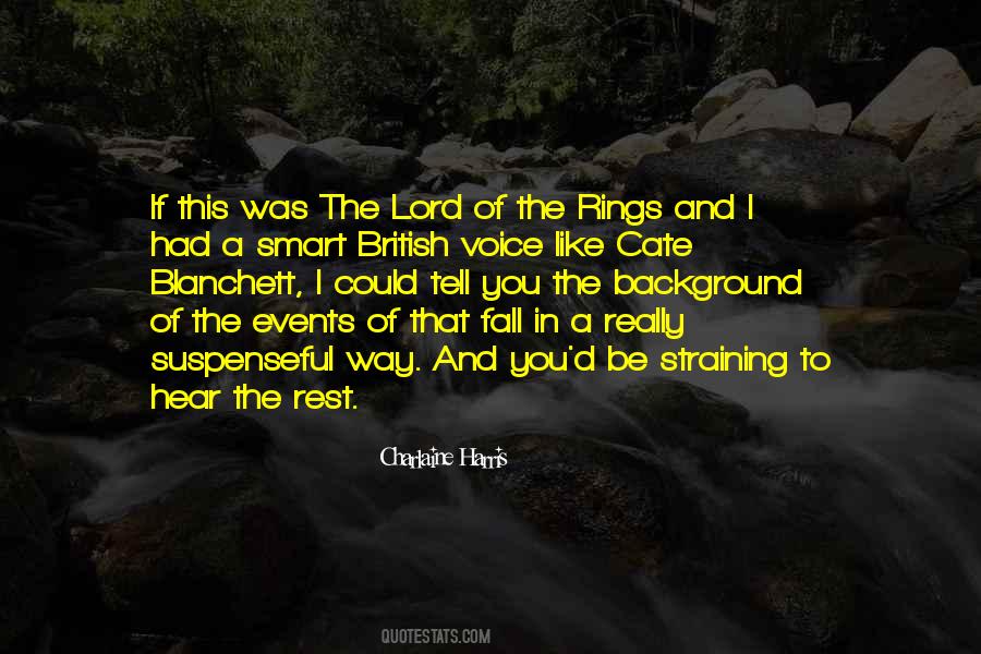 Quotes About Lord Of The Rings #1292252