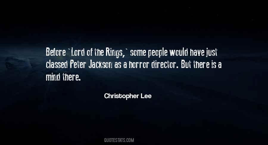 Quotes About Lord Of The Rings #1417003