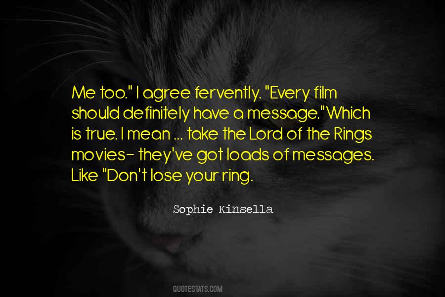 Quotes About Lord Of The Rings #1660320