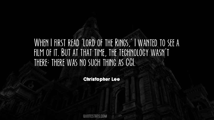 Quotes About Lord Of The Rings #1874849