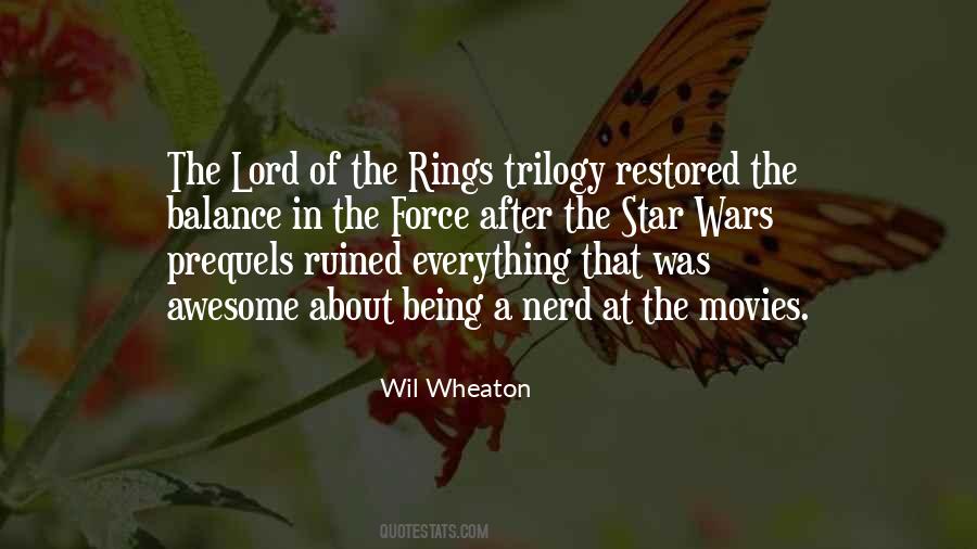 Quotes About Lord Of The Rings #866525