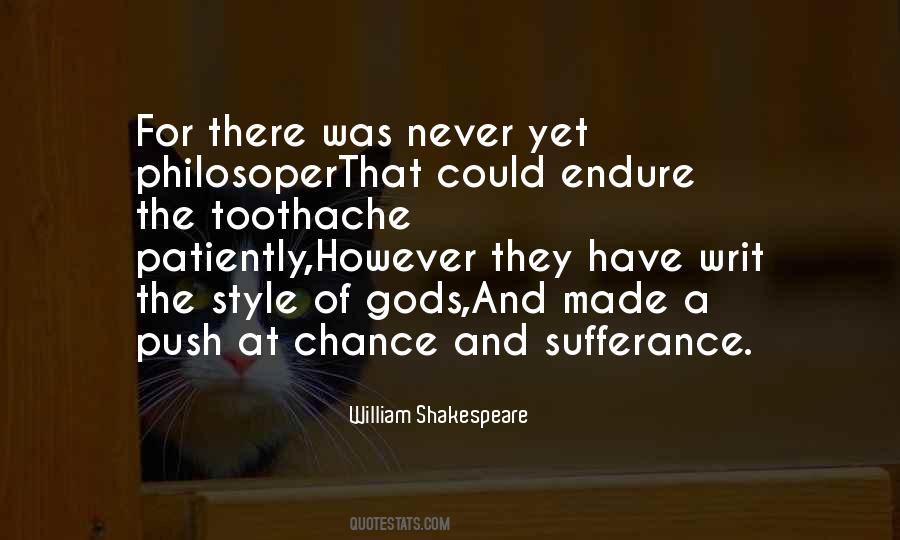 Quotes About Sufferance #160553