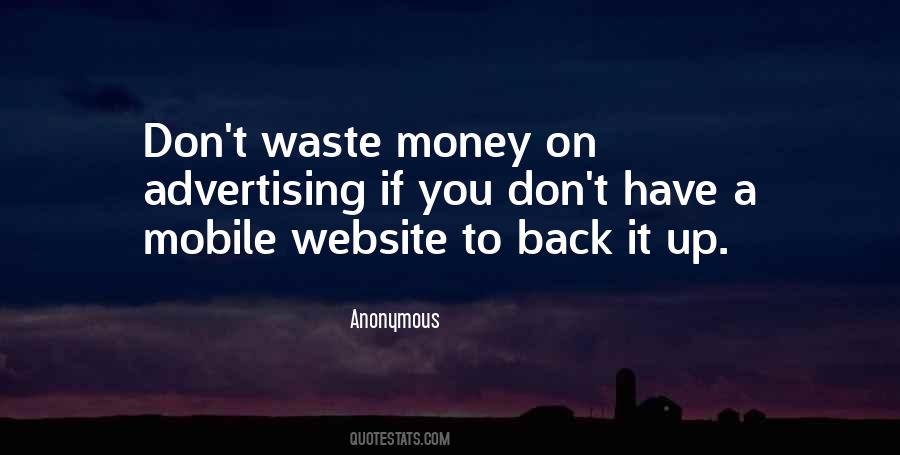 Waste Money Quotes #614969