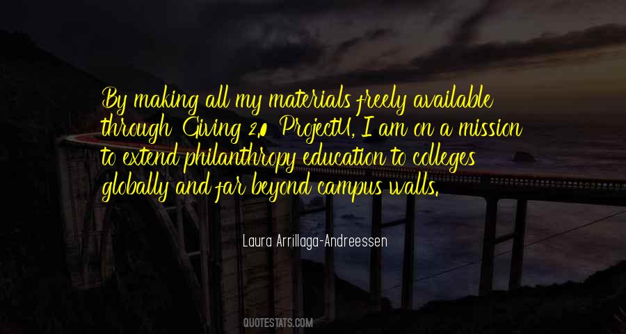 Quotes About Philanthropy And Education #1808177