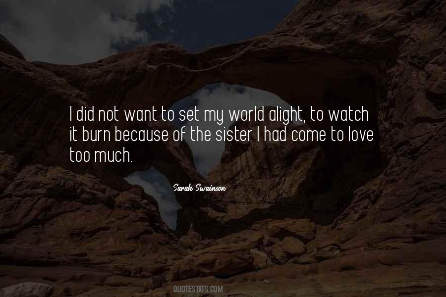 Watch It Burn Quotes #1823419