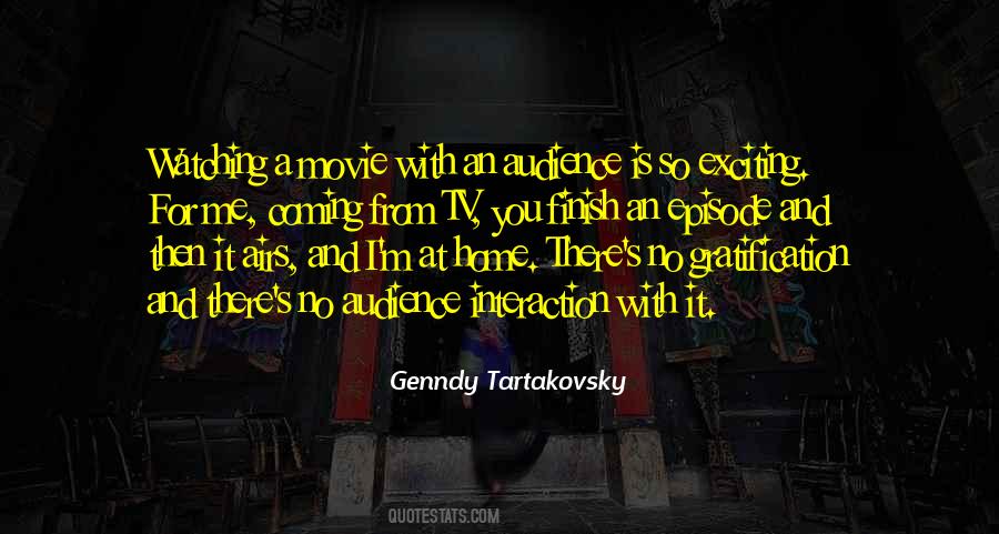 Watching Movie At Home Quotes #1064409