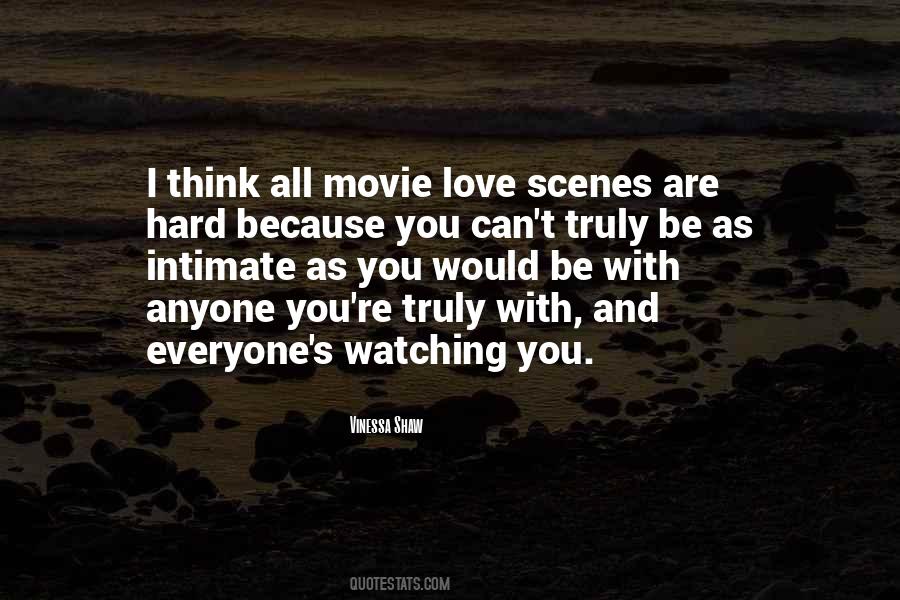 Watching Movie With Love Quotes #1749486