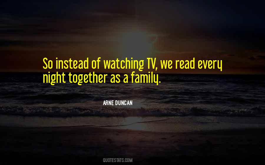 Watching Tv With Family Quotes #823414