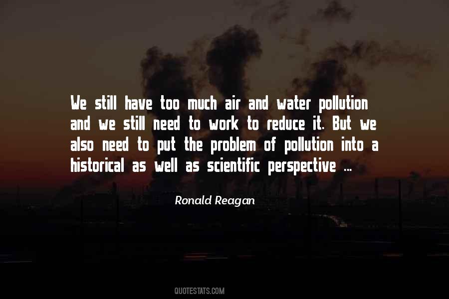 Water And Air Pollution Quotes #1503774