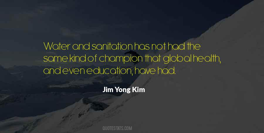 Water And Sanitation Quotes #1446485