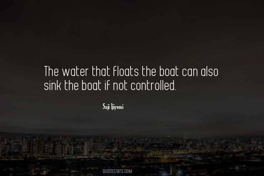 Water Boat Quotes #1717086