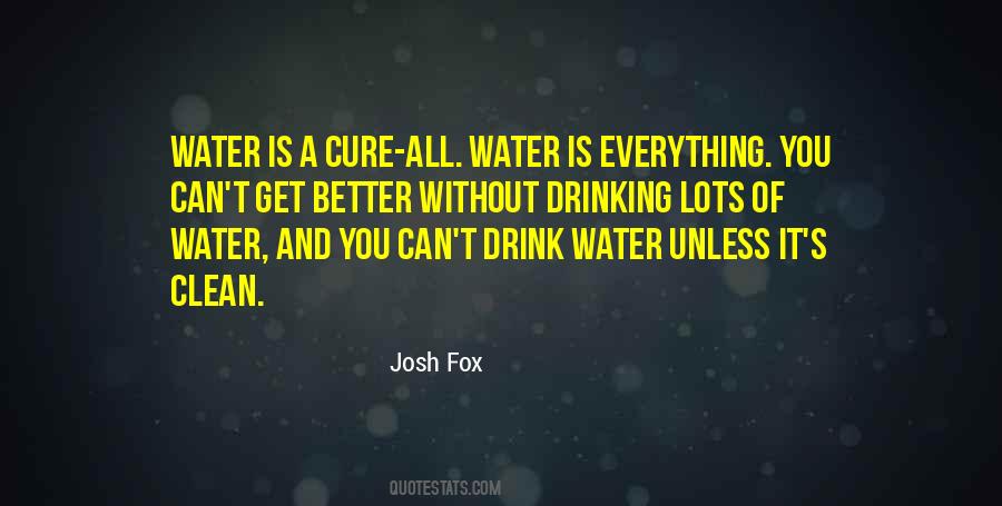 Water Drink Quotes #375995