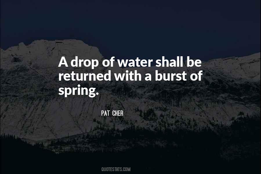 Water Drop Quotes #631125