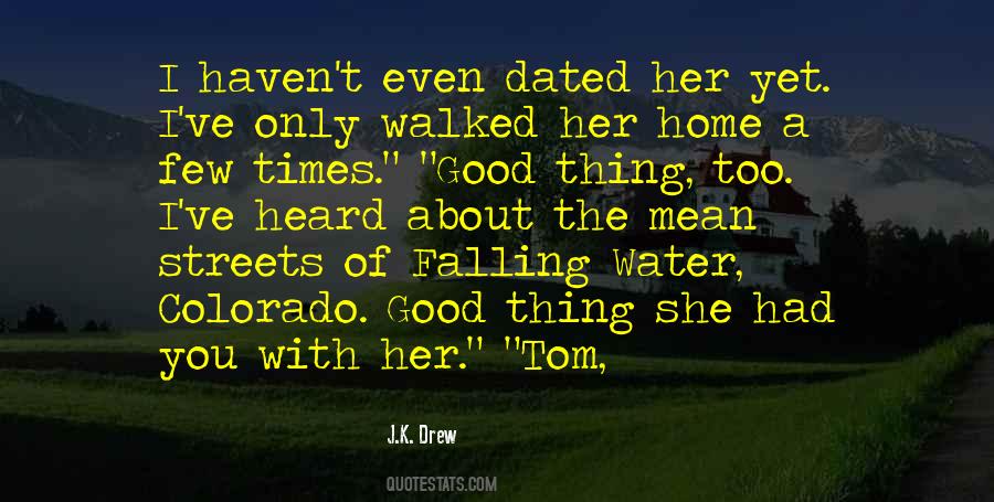 Water Falling Quotes #587743