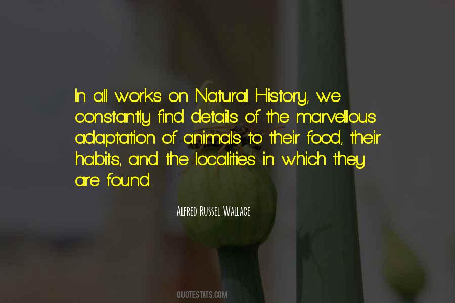 Quotes About Natural History #1476575