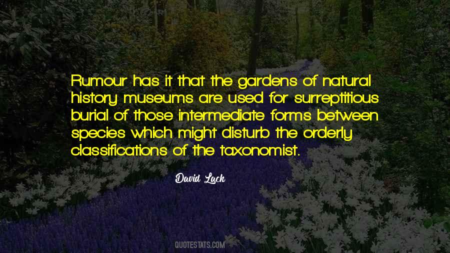 Quotes About Natural History #1487385