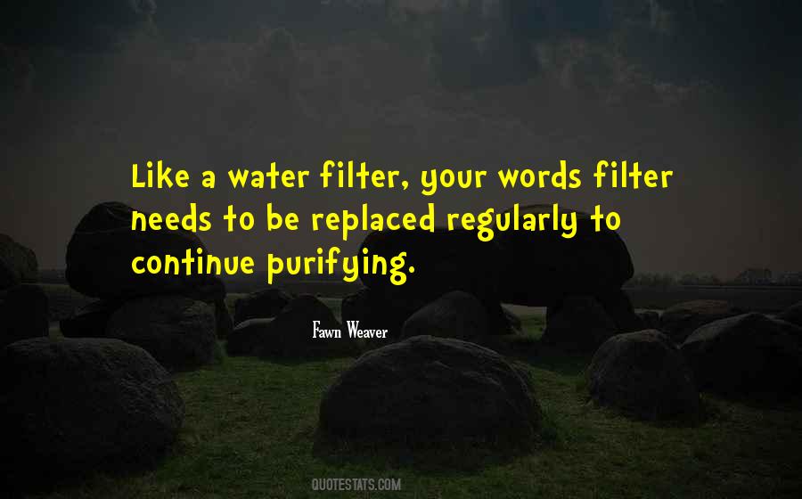 Water Filter Quotes #311850