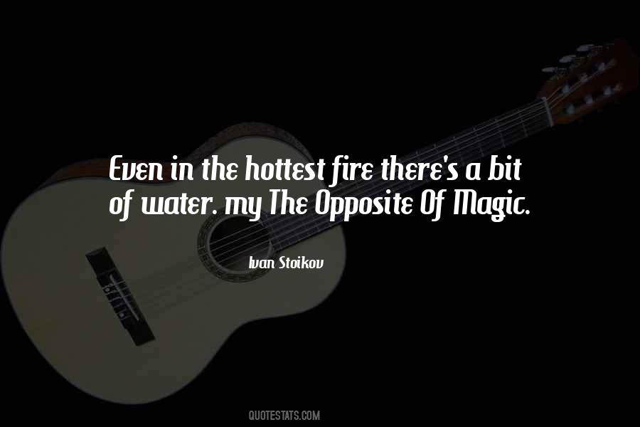 Water Fire Quotes #171985