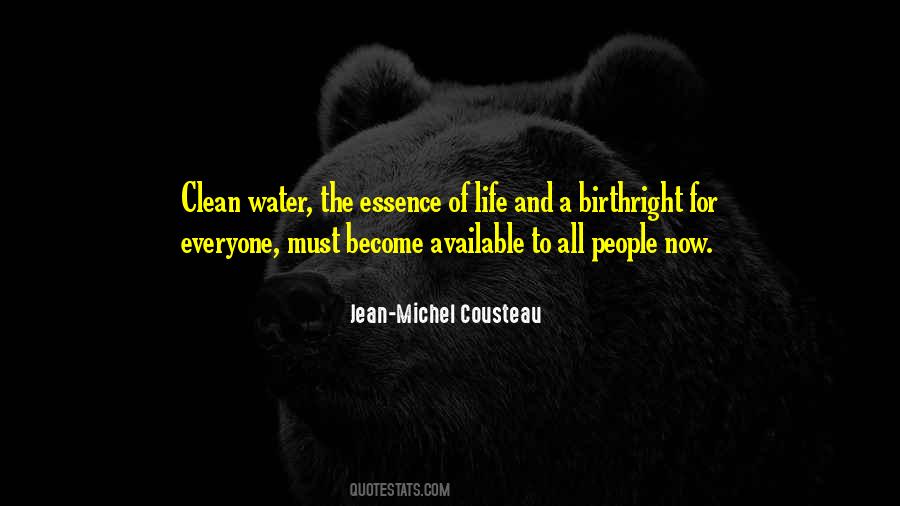 Water For Life Quotes #820014