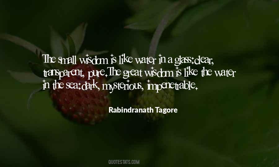 Water Like Glass Quotes #595796