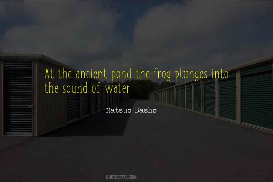 Water Sound Quotes #1544517