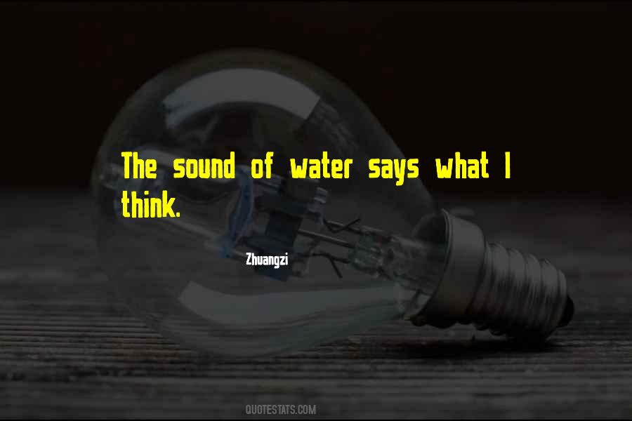 Water Sound Quotes #360205