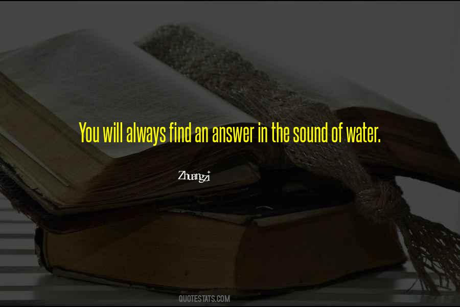 Water Sound Quotes #847115