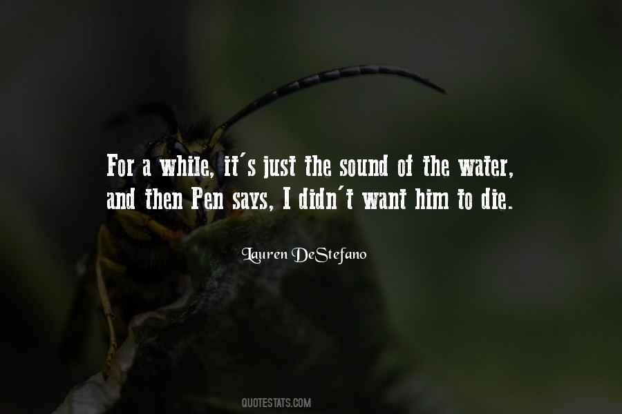 Water Sound Quotes #91746