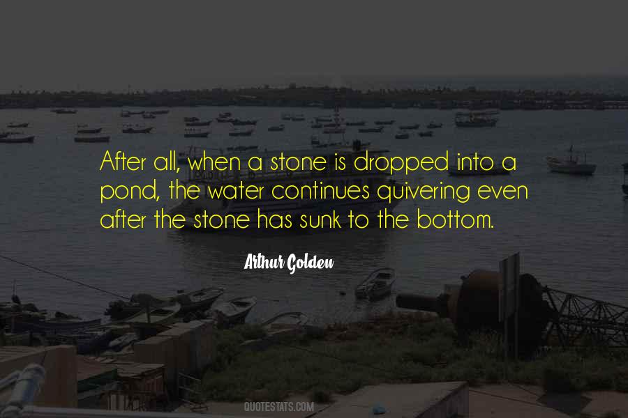 Water Stone Quotes #1014874