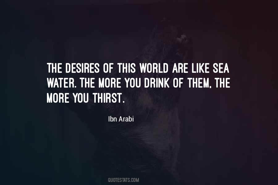 Water Thirst Quotes #1878684