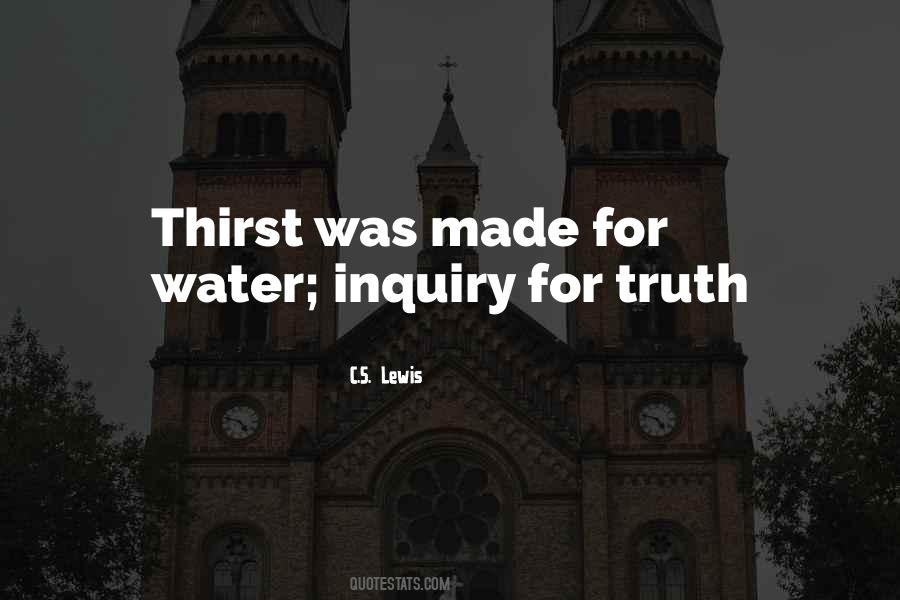 Water Thirst Quotes #364950