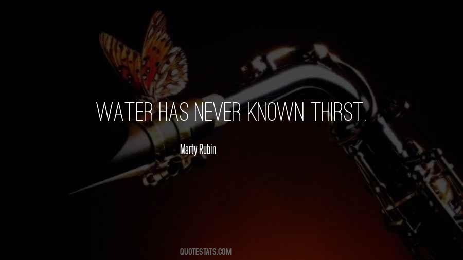 Water Thirst Quotes #650806